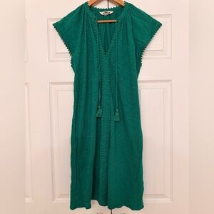 Boden green Dress with Tassel Detail